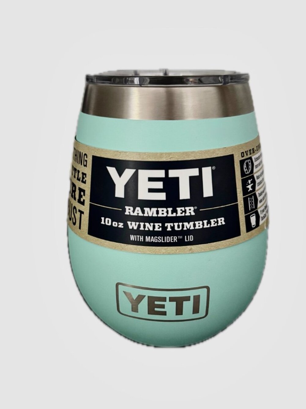 YETI Rambler 10oz Wine Tumbler Insulated Stainless Steel MagSlider Lid  NEW